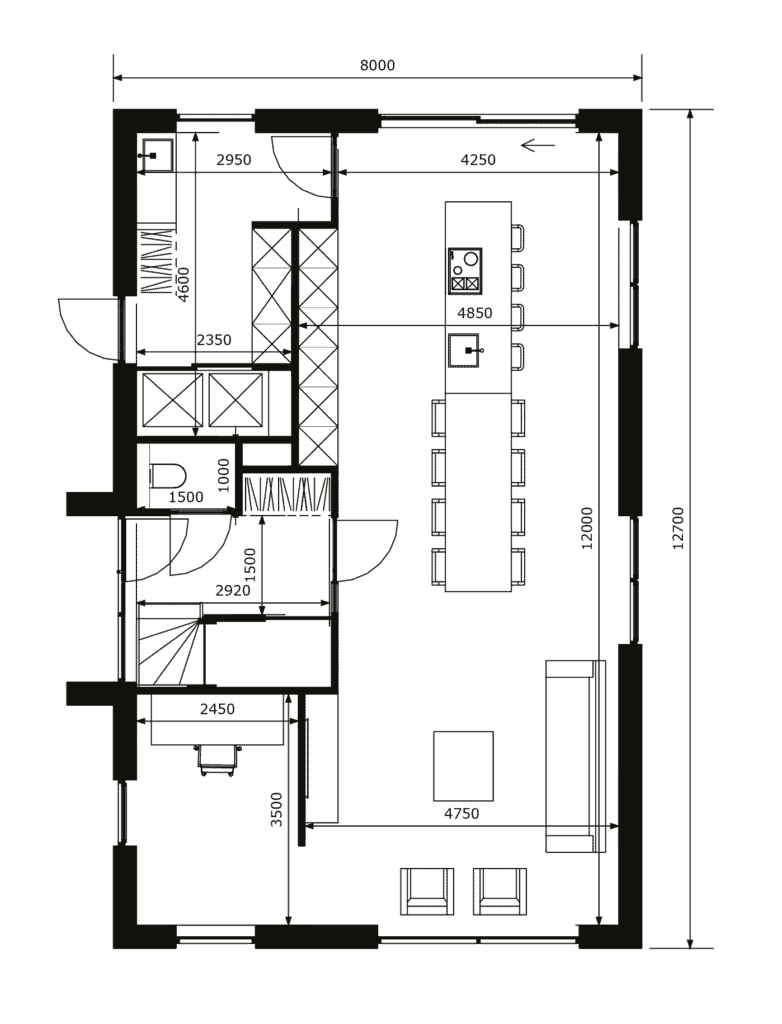 Jachtstede Plattegrond Bg