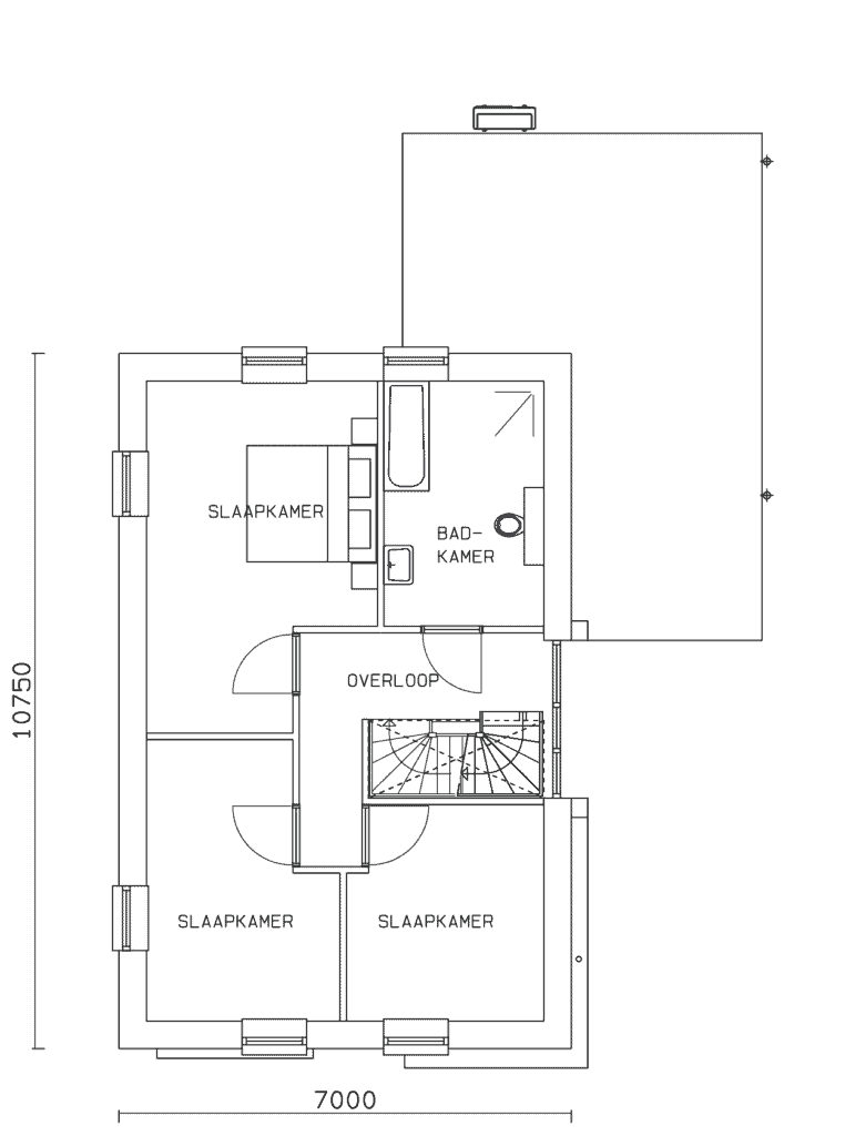 Lijsterhof Plattegrond 1v