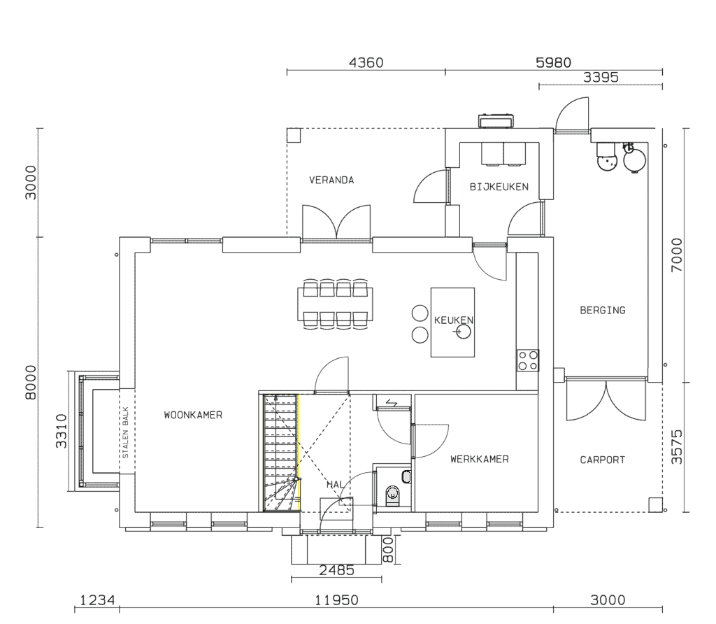 Lindenborg Plattegrond Bg